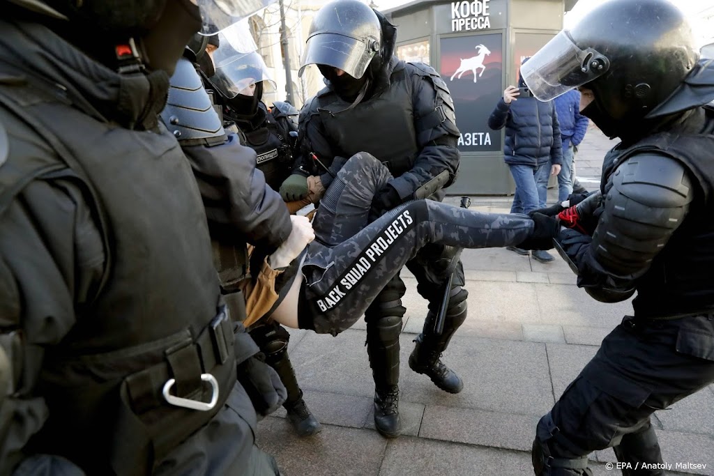 Rusland arresteert honderden betogers tegen oorlog