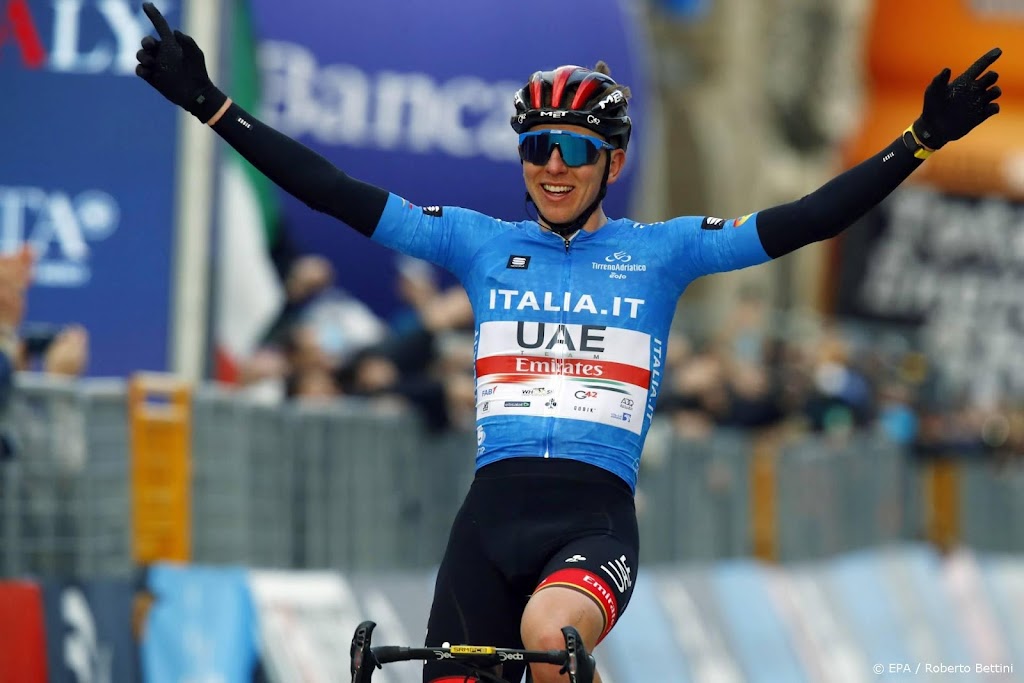 Bauhaus wint slotetappe TirrenoAdriatico, Pogacar klassement