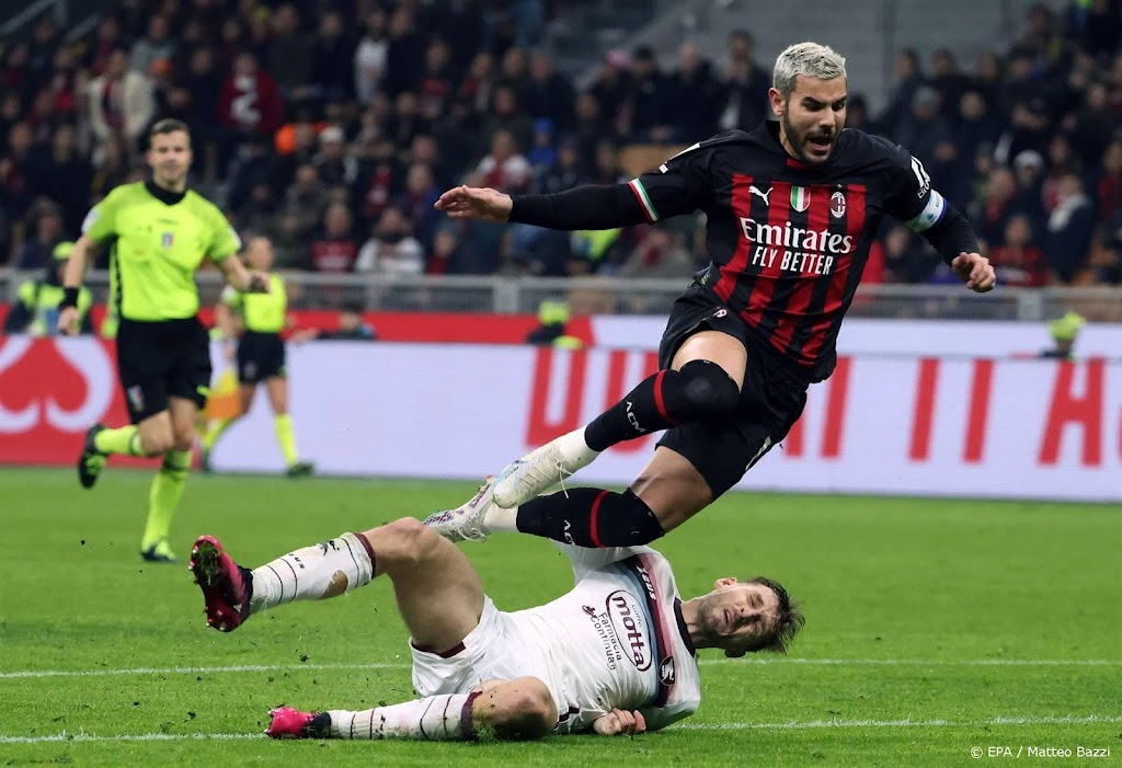 AC Milan blijft vierde na gelijkspel tegen Salernitana