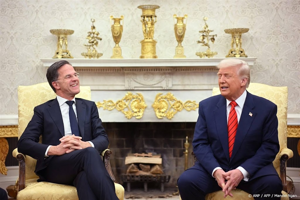 Trump looft goede samenwerking met Rutte bij bezoek Witte Huis