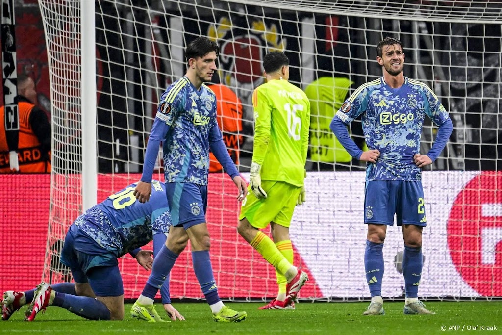Ajax met zware nederlaag uit Europa League