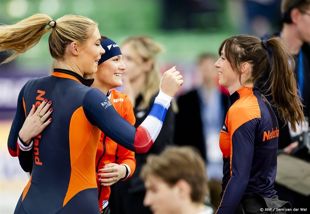 Schaatssters veroveren wereldtitel op de teamsprint 