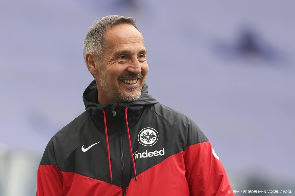 Trainer Hütter verruilt deze zomer Frankfurt voor Mönchengladbach