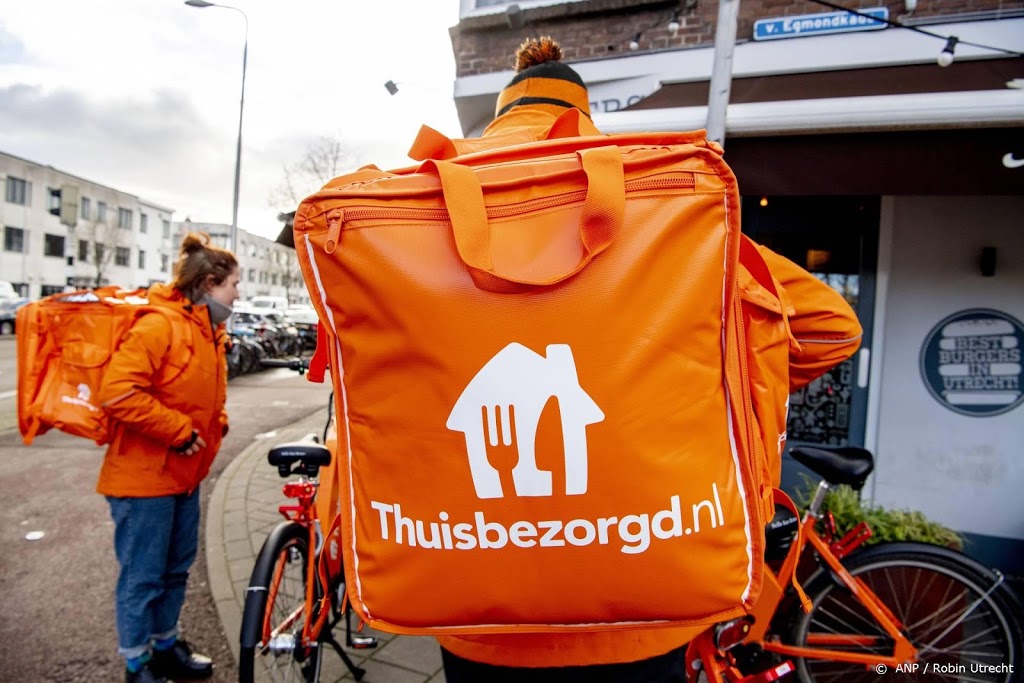 Maaltijdbezorger Just Eat Takeaway uitblinker op beurs Amsterdam