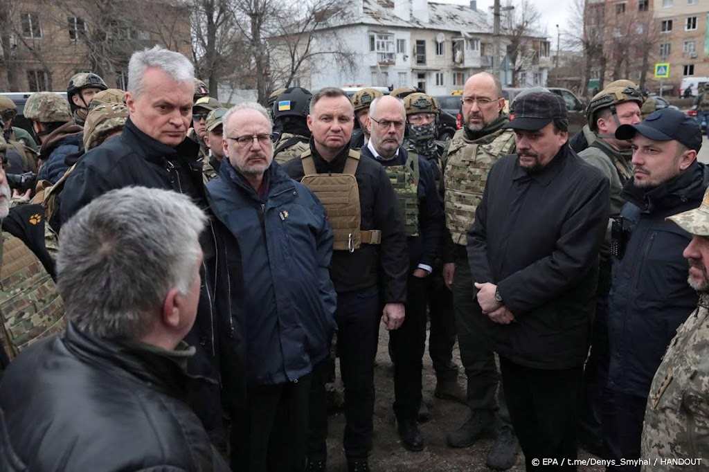 Poolse en Baltische presidenten in Oekraïne: we moeten winnen