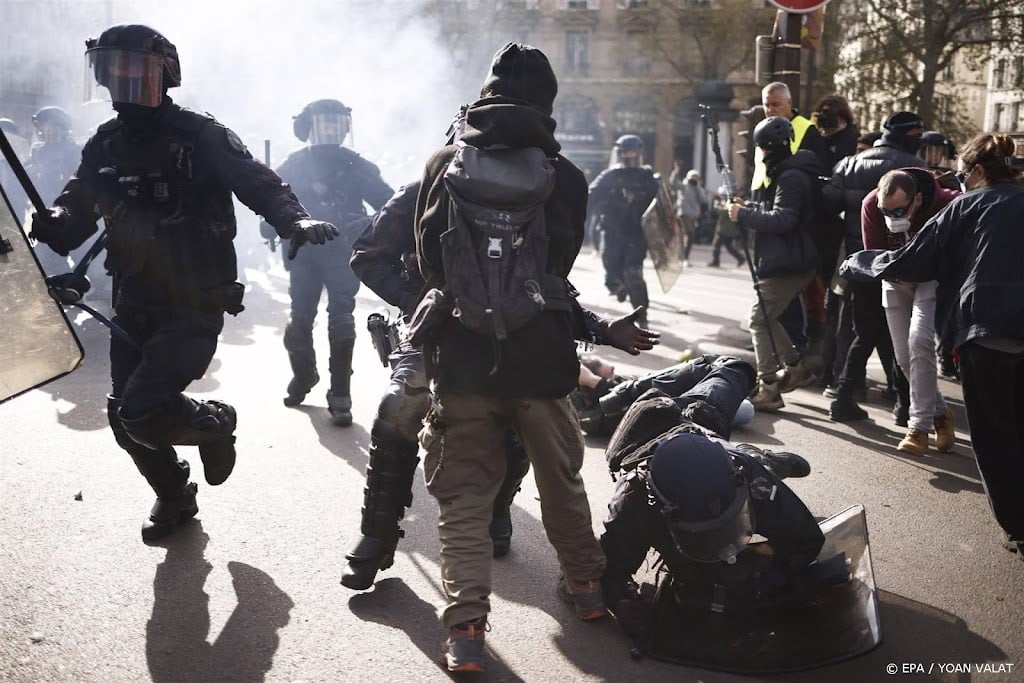 Pensioenprotesten in Frankrijk dag voor gerechtelijk oordeel 