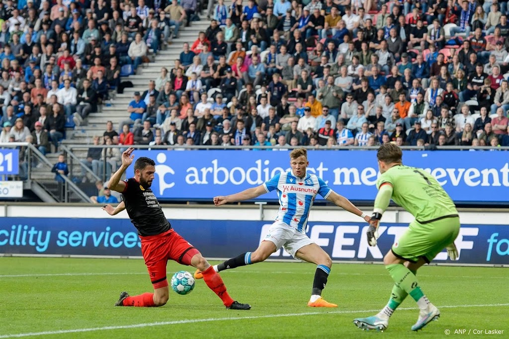 Excelsior pakt in Friesland punt in duel met Heerenveen