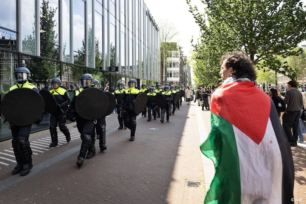 ME viel pand UvA binnen om studenten weg te halen, geen ontruiming