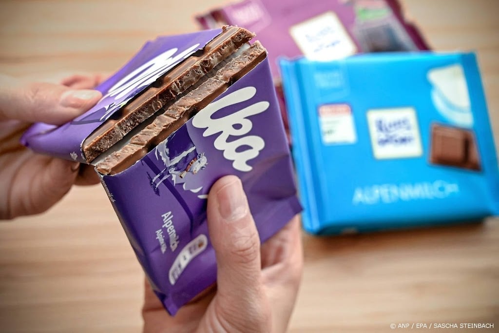 Duitse rechters: kleinere Milka-reep moest in andere verpakking