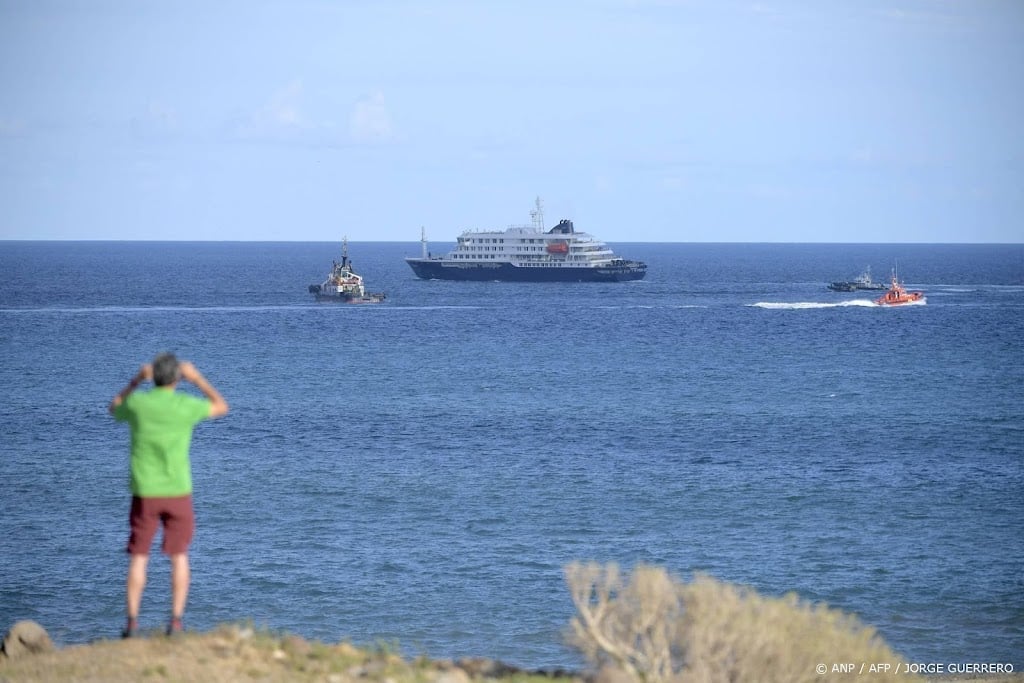Cruiseschip Hondius nu naar verwachting maandag in Rotterdam