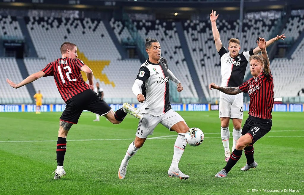 Kijkcijferrecord in Italiaans voetbal na corona-onderbreking
