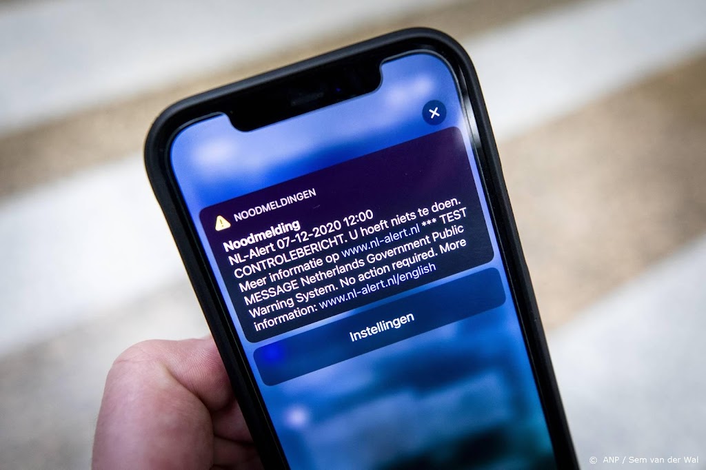Miljoenen krijgen testbericht NL-Alert, Oekraïners gewaarschuwd