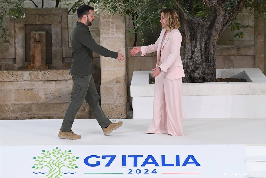 Zelensky aangekomen bij G7-top in Italië