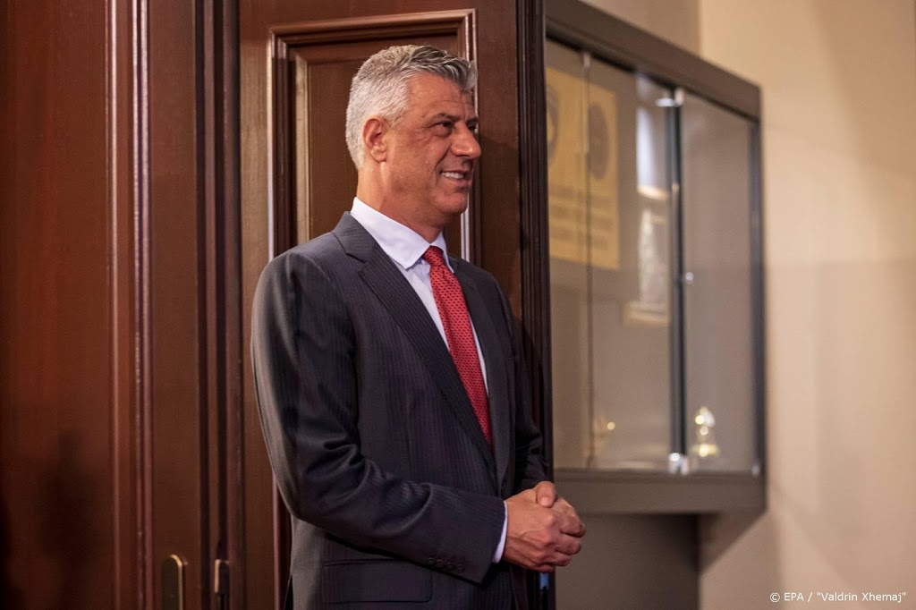 President Kosovo aangekomen in Den Haag voor verhoor