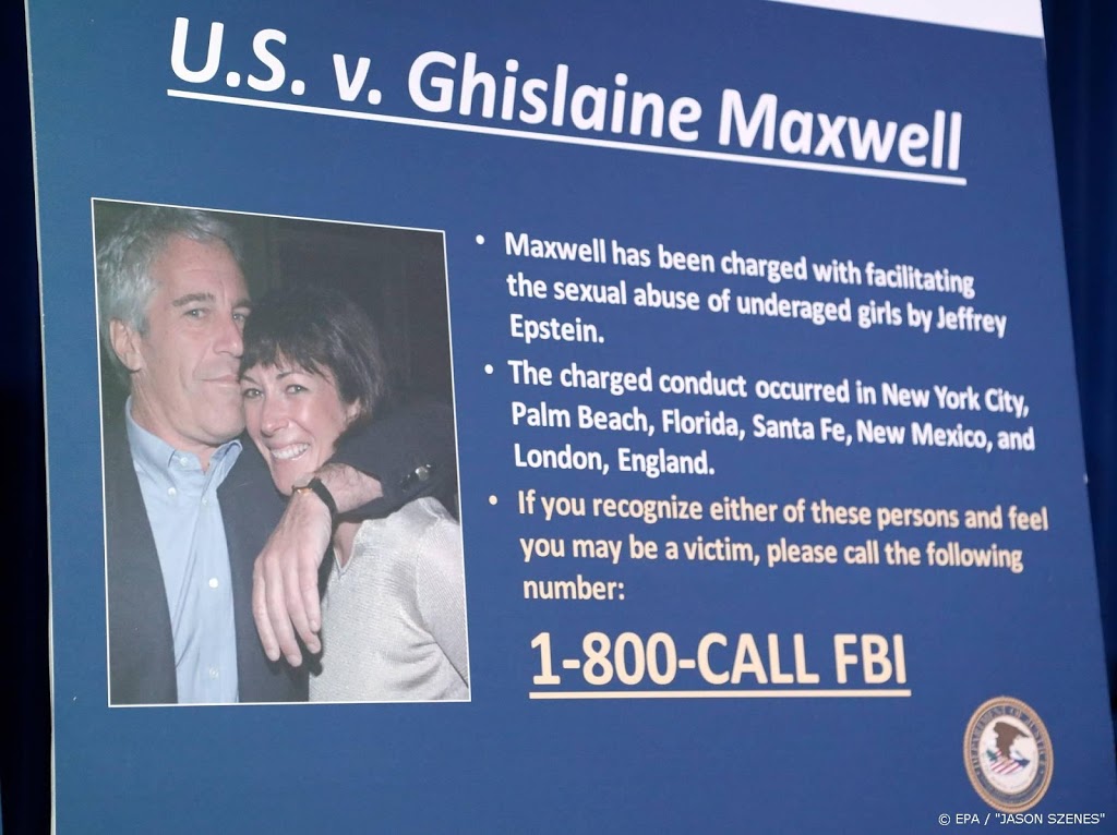'FBI moest deur Epstein-vertrouweling Maxwell openbreken'