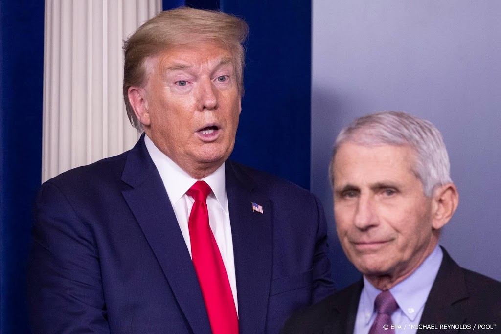 Trump: ik heb een goede relatie met medisch topadviseur Fauci