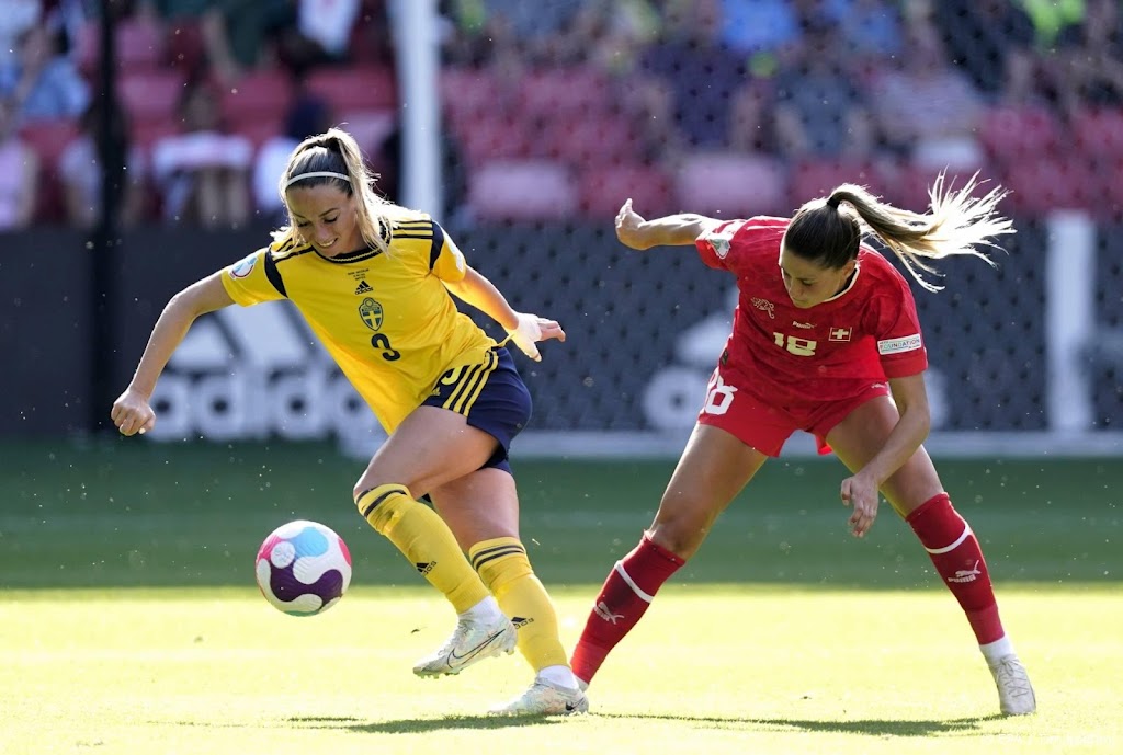 Voetbalsters Zweden winnen op EK wel van Zwitserland