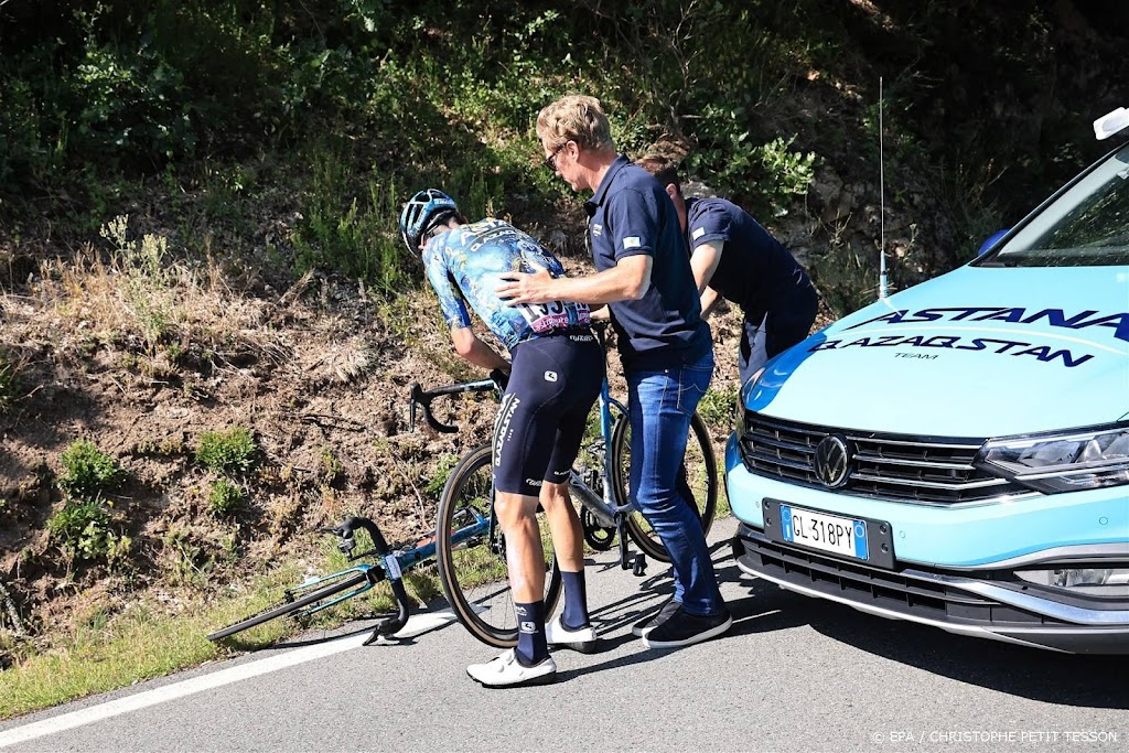 Spaanse renner De La Cruz moet Tour verlaten na val