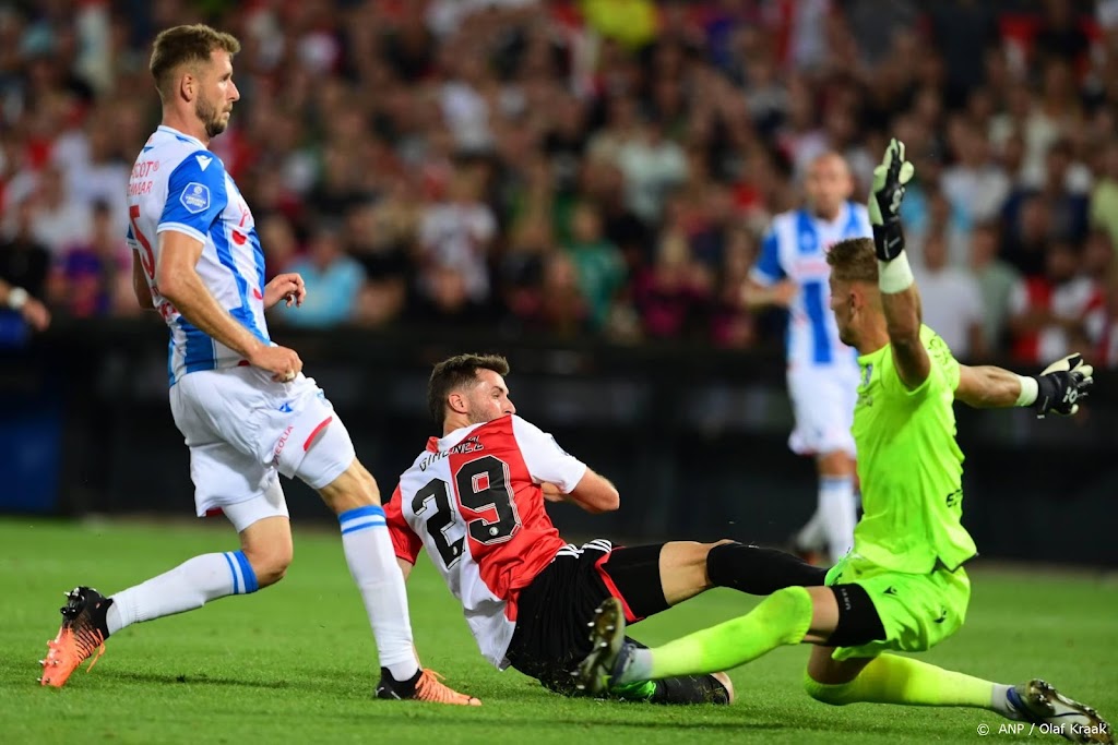 Feyenoord speelt thuis gelijk tegen Heerenveen