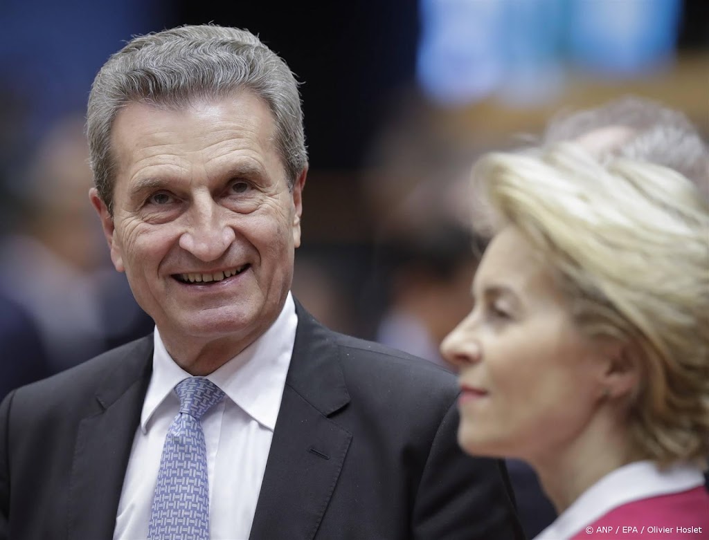Oud-Eurocommissaris Oettinger aan de slag voor webwinkel Shein