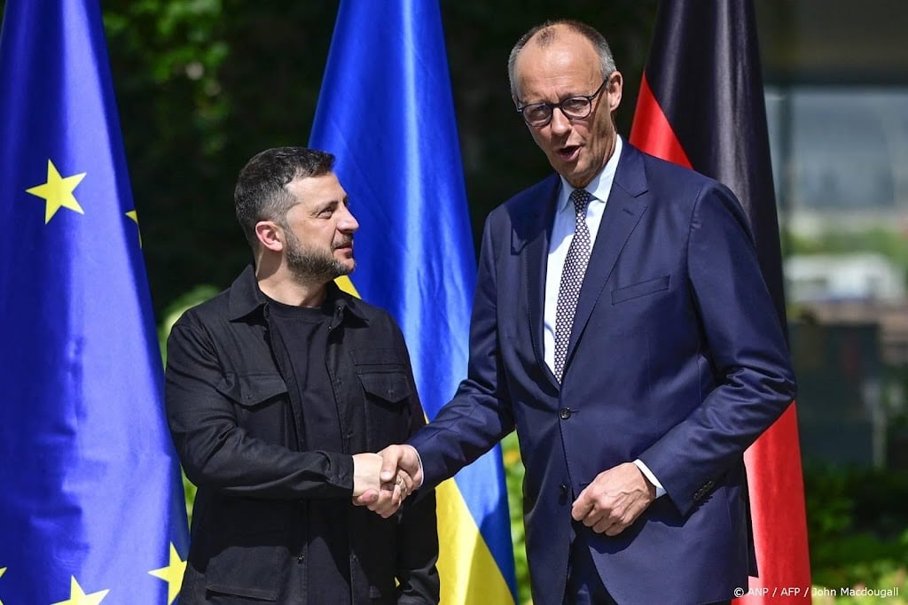 Zelensky aangekomen in Duitsland