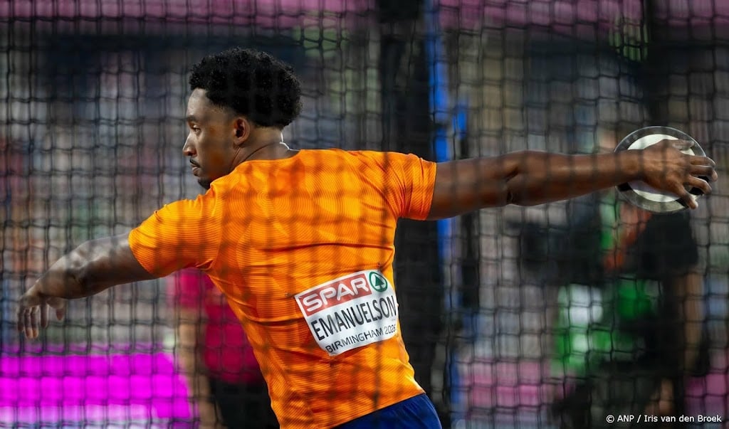Vijfde plaats Emanuelson bij discuswerpen op EK atletiek