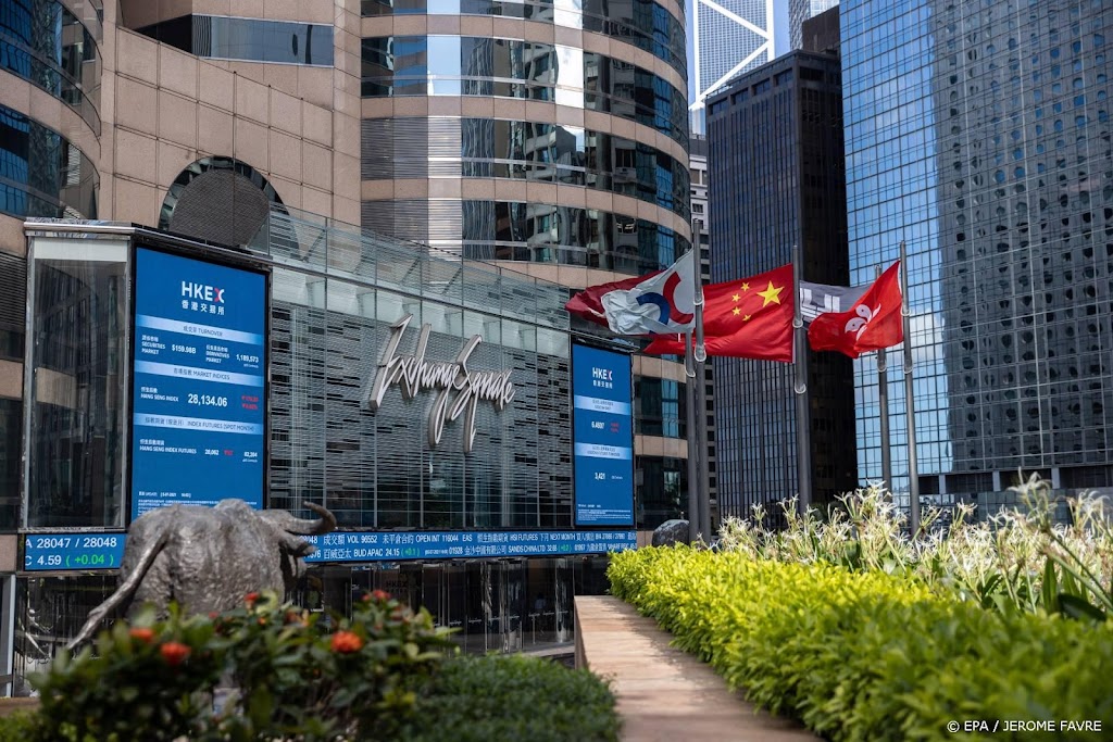 Beurs in Hongkong hard omlaag door Chinese techbedrijven 