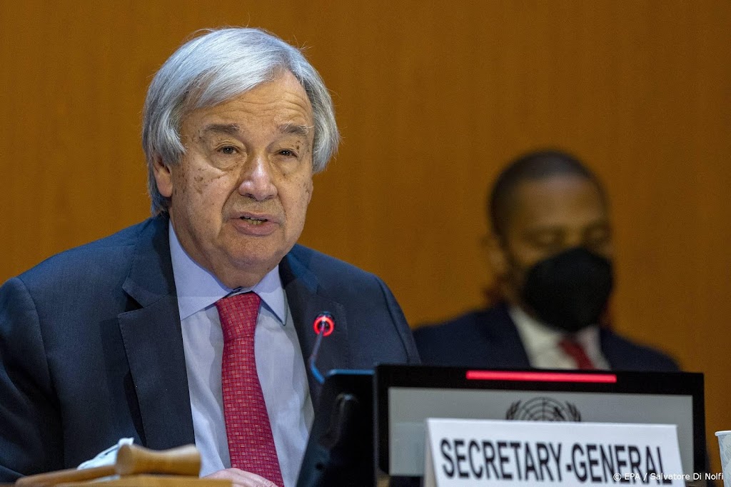 Guterres: Afghanistan staat aan de rand van totale ineenstorting