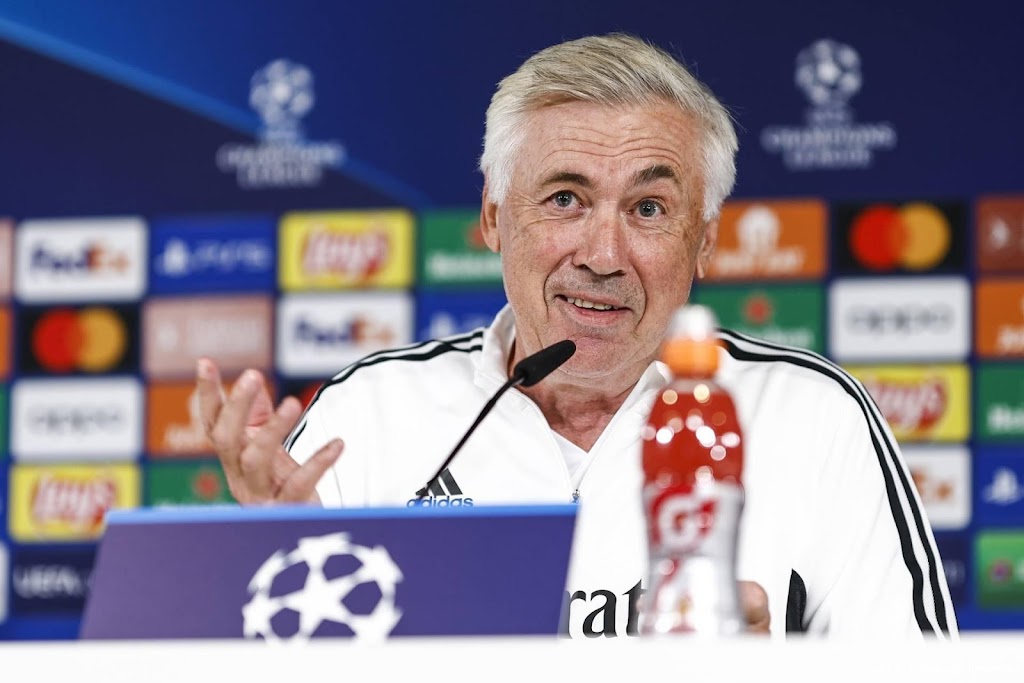 Ancelotti prijst aanval Real Madrid met Vinícius en Rodrygo 