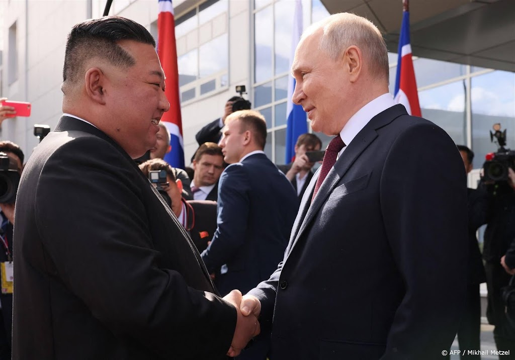 Noord-Koreaanse leider Kim vertrokken na overleg met Poetin