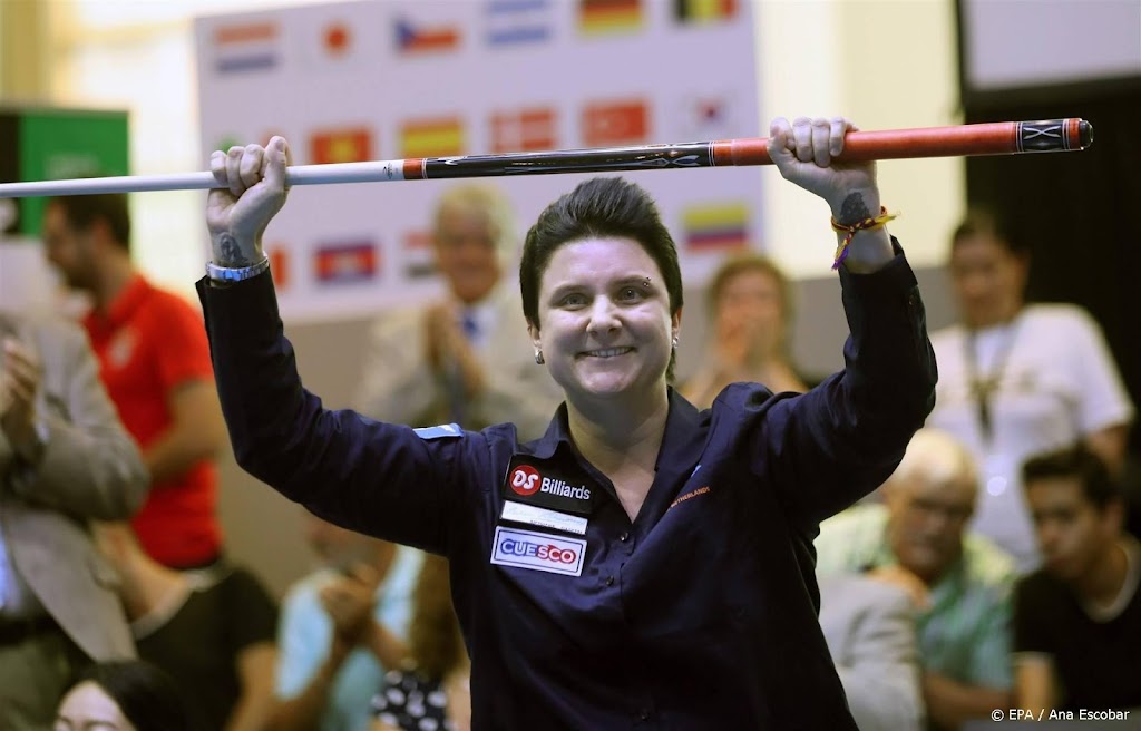 Titelverdedigster Klompenhouwer vroeg eruit op WK driebanden