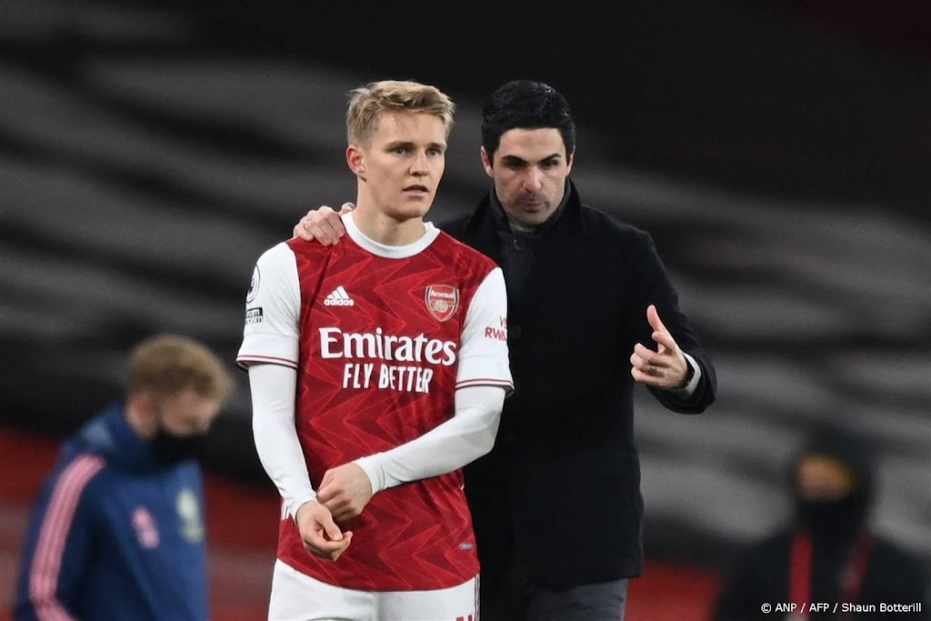 Arteta houdt hoop op snelle terugkeer aanvoerder Ødegaard