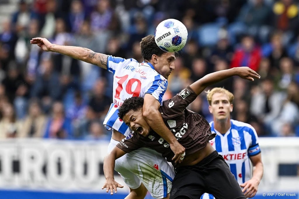Sc Heerenveen speelt in tegenvallend duel gelijk tegen Telstar