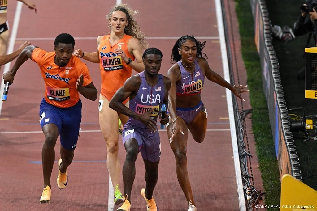 Gemengde estafetteploeg 4x400 meter 3e op Ultimate Championship
