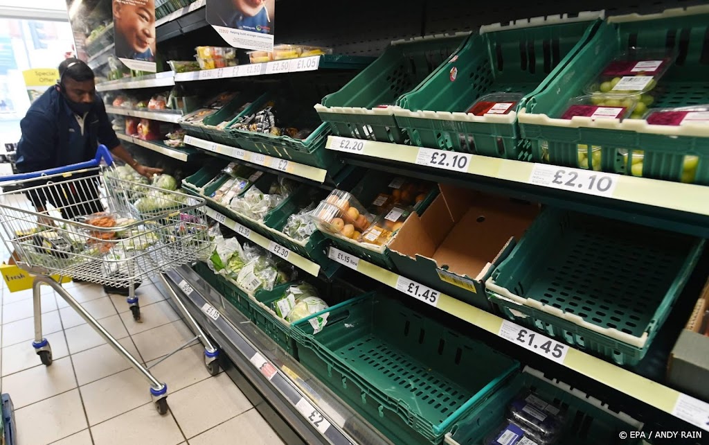 Britse overheid wil zorgen over lege schappen met kerst wegnemen