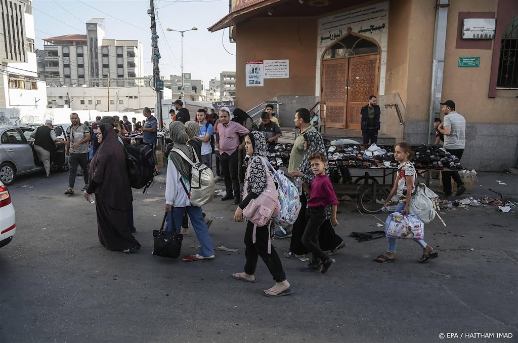 Israël: begrijpen dat evacuatie Gaza langer dan 24 uur duurt