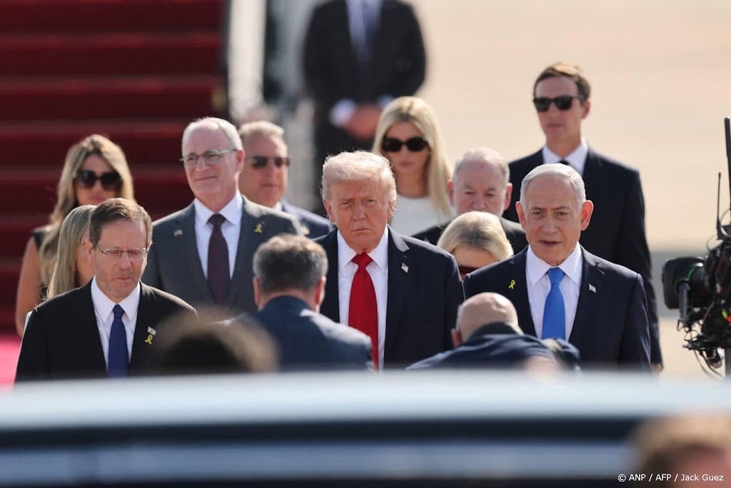 Trump krijgt staande ovatie in Israëlische Knesset