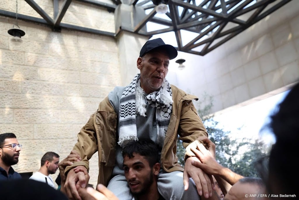 Palestijnse gevangenen na vrijlating aangekomen in zuiden Gaza