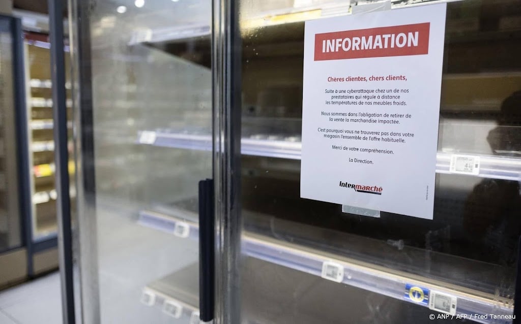 Franse supermarktbaas schat schade hack op tientallen miljoenen