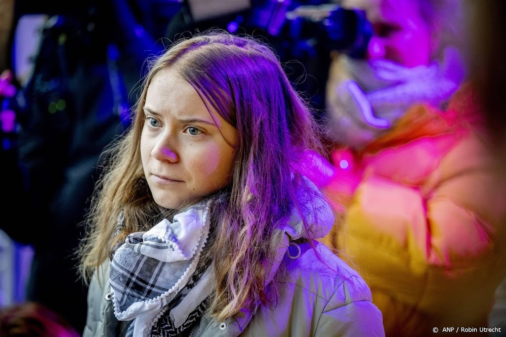 Felle Duitse kritiek op pro-Palestijnse Thunberg in Amsterdam