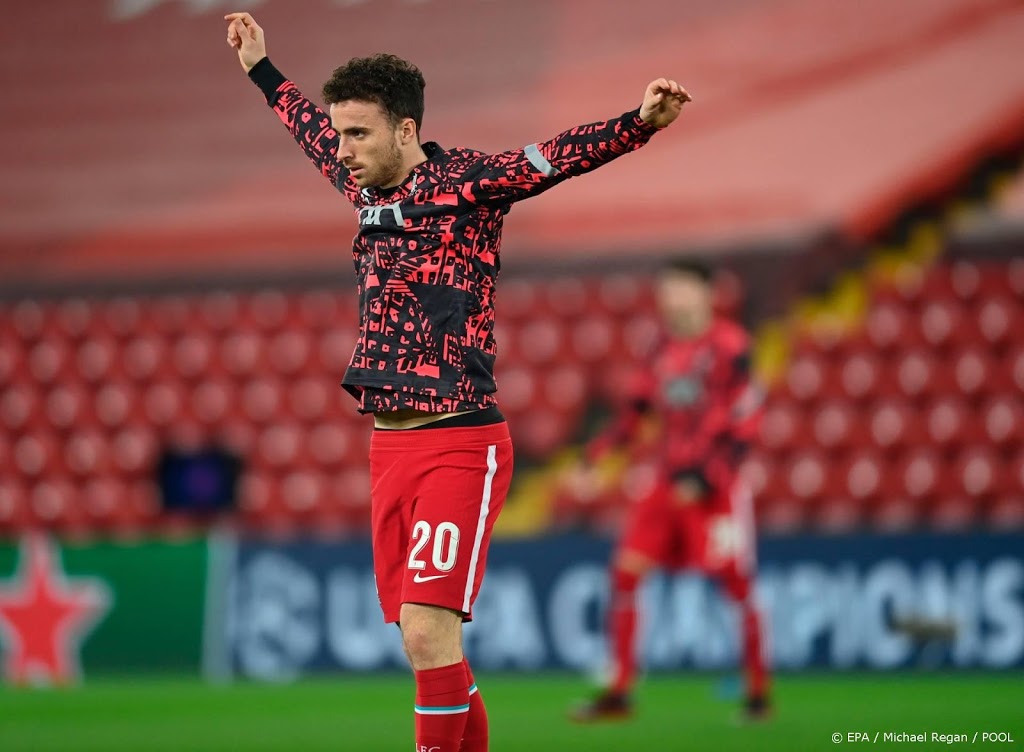 Liverpool twee maanden zonder aanvaller Jota