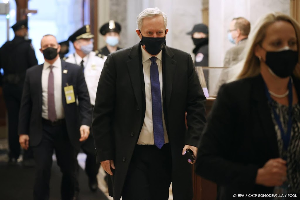 Meadows mailde dat nationale garde Trump-fans zou beschermen