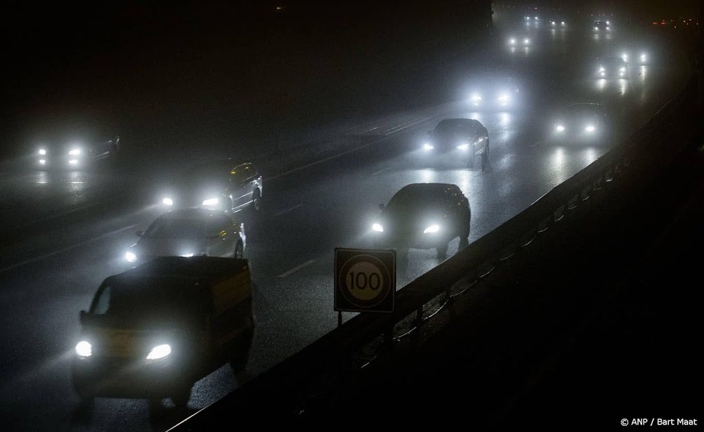 Code geel in oosten en zuidoosten om dichte mist