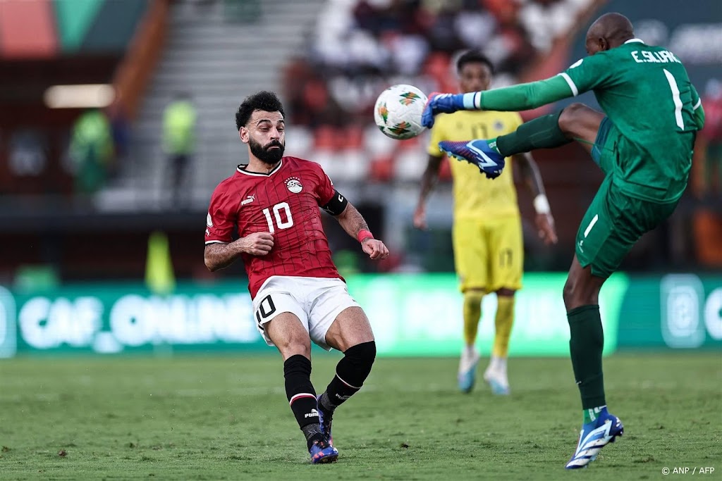 Salah redt punt voor recordwinnaar Egypte tegen Mozambique