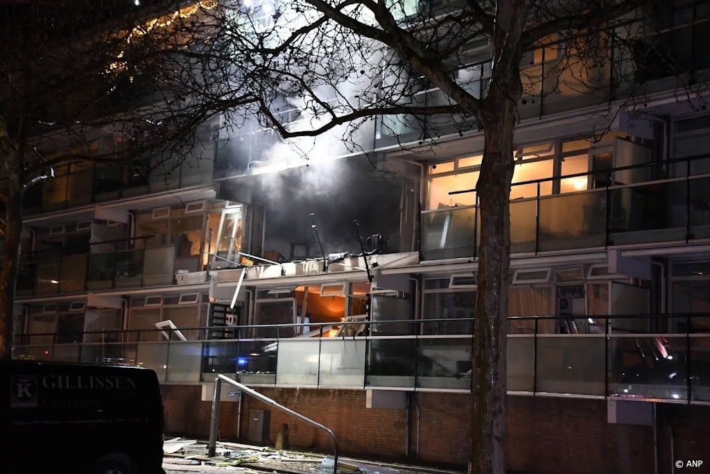 Grote brand in wooncomplex Vlissingen na explosie