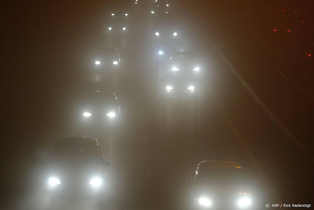 Code geel vanwege mist in bijna hele land opgeheven
