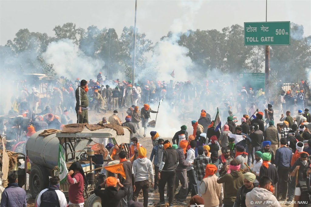 Onrust tijdens mars Indiase boeren naar hoofdstad