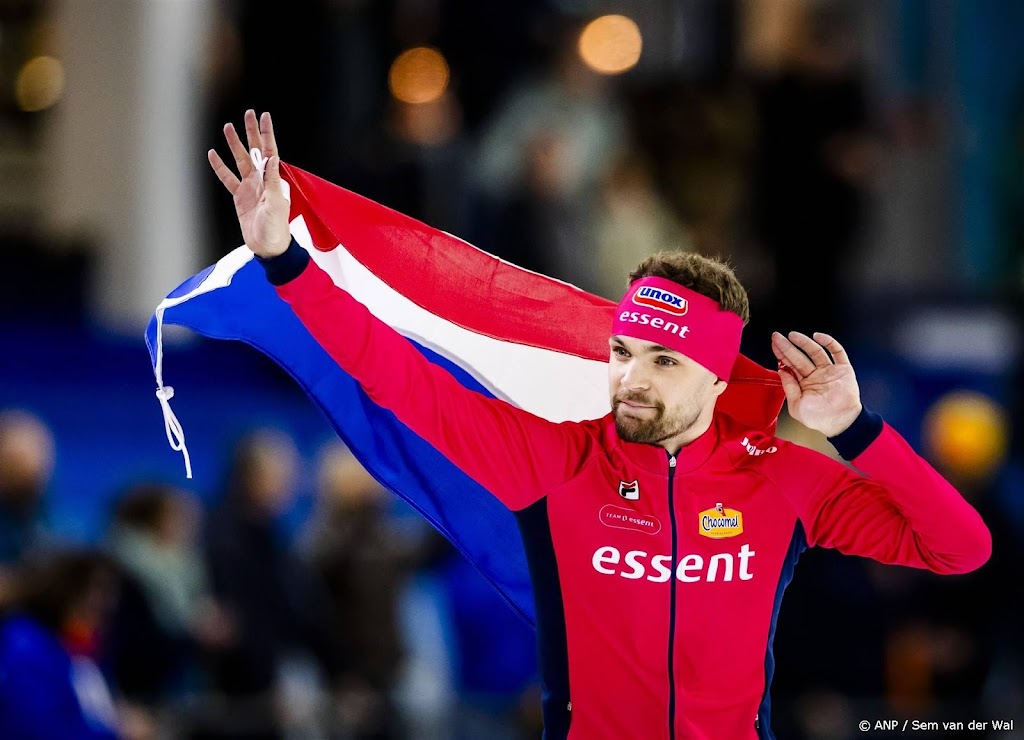 Schaatser Huizinga pakt titel op 5000 meter, Bergsma naar WK