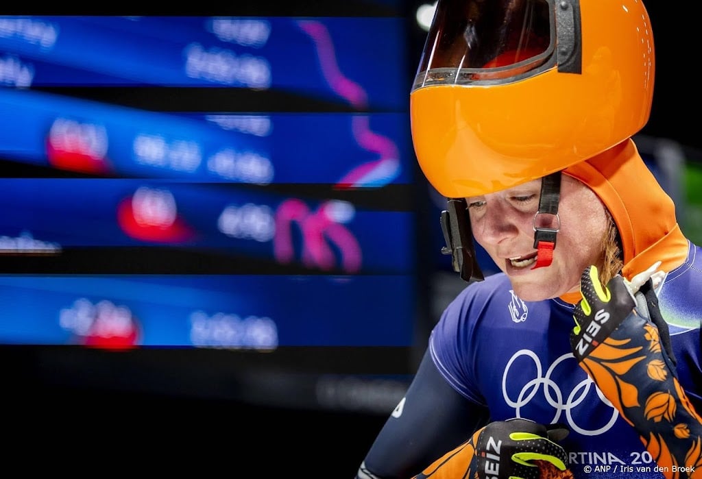 Skeletonster Bos stelt op Spelen ook in derde run teleur 