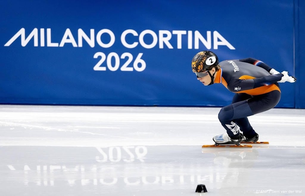 Shorttracker Van 't Wout op Spelen naar halve finale 1500 meter